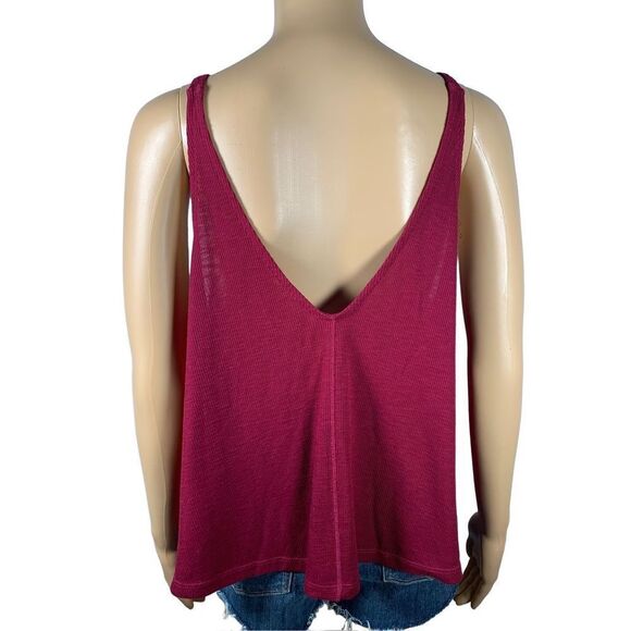 Free People Women's Red Sangria Intimately Dani Tank Top Size Small NWOT - Picture 3 of 8